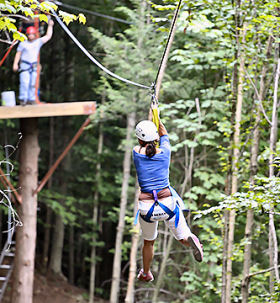 New York Zipline Adventure Canopy Tour at Hunter Mountain, NY